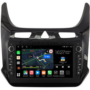 Chevrolet Cobalt 2 (2011-2024) (черный глянец) Canbox M-Line 7831-9-408 на Android 10 (4G-SIM, 2/32, DSP, IPS) С крутилками