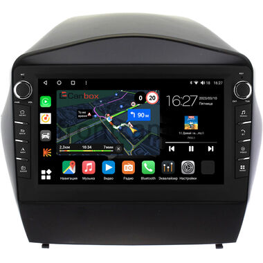 Hyundai ix35, Tucson 2 2009-2015 (для авто без камеры) Canbox M-Line 7831-9088 на Android 10 (4G-SIM, 2/32, DSP, IPS) С крутилками