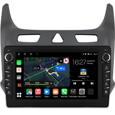 Chevrolet Cobalt 2 (2011-2024) (черная) Canbox M-Line 7835-10-0126 на Android 10 (4G-SIM, 2/32, DSP, QLed) С крутилками