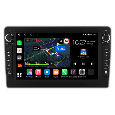 Toyota Hiace (H200) 2010-2026 (правый руль, широкий кузов авто) Canbox M-Line 7835-10-1377 на Android 10 (4G-SIM, 2/32, DSP, QLed) С крутилками