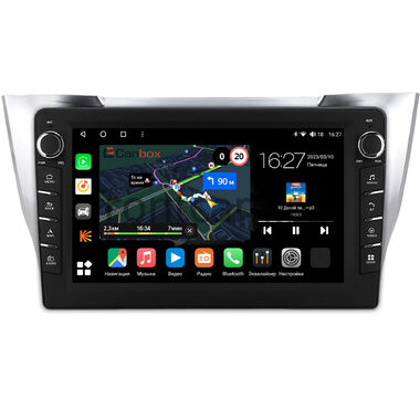 Lexus RX 300, RX 330, RX 350, RX 400h 2003-2009 (серебряная) Canbox M-Line 7835-10-1473 на Android 10 (4G-SIM, 2/32, DSP, QLed) С крутилками