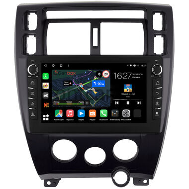 Hyundai Tucson 2004-2010 (для авто с кондиционером) Canbox M-Line 7835-1065 на Android 10 (4G-SIM, 2/32, DSP, QLed) С крутилками