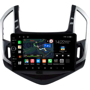 Chevrolet Cruze 2012-2016 (черно-серая, глянцевая) Canbox M-Line 7840-9-0664 на Android 10 (4G-SIM, 2/32, DSP, QLed)