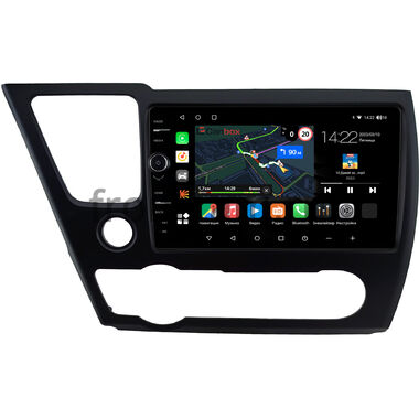 Honda Civic 9 4D 2013-2017 (матовая, левый руль, седан) Canbox M-Line 7840-9-0831 на Android 10 (4G-SIM, 2/32, DSP, QLed)