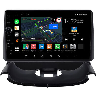 Peugeot 206 1998-2012 (черная, Тип 1) Canbox M-Line 7840-9-1494 на Android 10 (4G-SIM, 2/32, DSP, QLed)