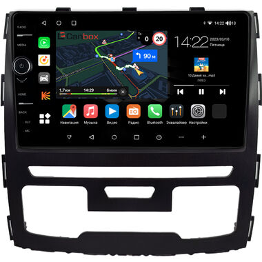 Haval H9 2014-2024 (черная) Canbox M-Line 7840-9-1698 на Android 10 (4G-SIM, 2/32, DSP, QLed)