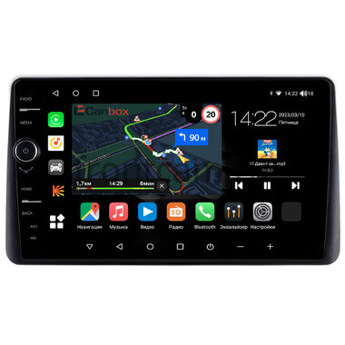 Kia Soul 2011-2014 (вместо бардачка, тип 2) Canbox M-Line 7840-9-1886 на Android 10 (4G-SIM, 2/32, DSP, QLed)