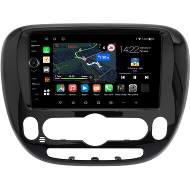 Kia Soul 2 2013-2019 (глянцевая, с климат-контролем, Тип 2) Canbox M-Line 7841-9-0662 на Android 10 (4G-SIM, 4/64, DSP, QLed)
