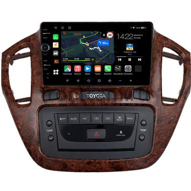 Toyota Highlander (U20), Kluger (XU20) 2000-2007 (орех) Canbox M-Line 7841-9-1562 на Android 10 (4G-SIM, 4/64, DSP, QLed)
