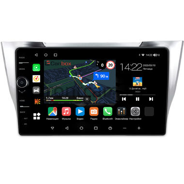 Toyota Harrier 2 (XU30) 2003-2013 (серебряная) Canbox M-Line 7850-10-1473 на Android 10 (4G-SIM, 2/32, DSP, QLed)