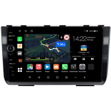 Hyundai Creta 2 2021-2024 (черная, глянцевая) Canbox M-Line 7850-10-2524 на Android 10 (4G-SIM, 2/32, DSP, QLed)