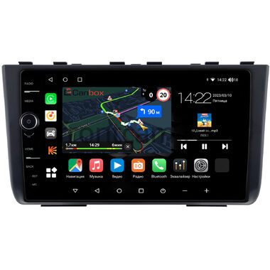 Hyundai Creta 2 2021-2024 (черная, матовая) Canbox M-Line 7850-10-2526 на Android 10 (4G-SIM, 2/32, DSP, QLed)