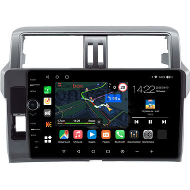 Toyota Land Cruiser Prado 150 2013-2017 (Тип 2) Canbox M-Line 7850-1051 на Android 10 (4G-SIM, 2/32, DSP, QLed)