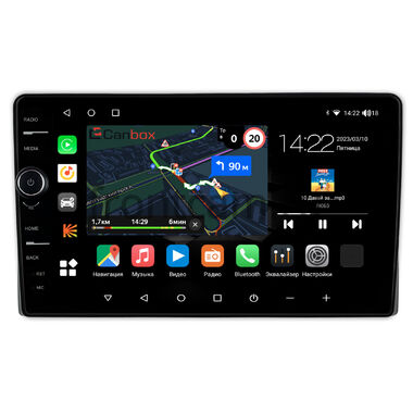 Toyota Hiace (H200) 2004-2024 (черная) Canbox M-Line 7851-10-0317 на Android 10 (4G-SIM, 4/64, DSP, QLed)