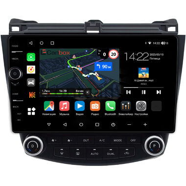 Honda Accord 7 2002-2008 (Тип 1) Canbox M-Line 7851-1073 на Android 10 (4G-SIM, 4/64, DSP, QLed)