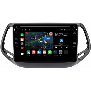 Jeep Compass 2 (2017-2024) Canbox M-Line 7895-10-3500 на Android 10 (4G-SIM, 2/32, DSP, QLed) С крутилками