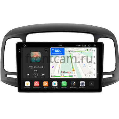 Hyundai Verna 2005-2010 (черная) Canbox PRO-Line 2K 4250-9-1411 на Android 13 (4G-SIM, 6/128, DSP, QLed)