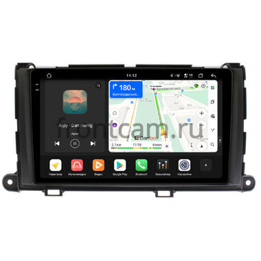 Toyota Sienna 3 2010-2014 Canbox PRO-Line 2K 4250-9-202 на Android 13 (4G-SIM, 6/128, DSP, QLed)