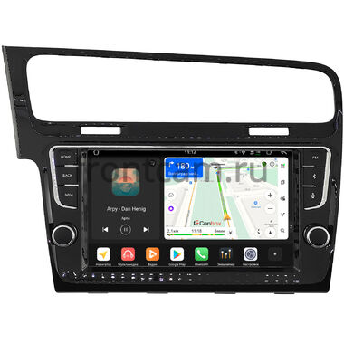 Volkswagen Golf 7 (2012-2022) (черная, глянцевая) Canbox PRO-Line 2K 4250-9-3461 на Android 13 (4G-SIM, 6/128, DSP, QLed)