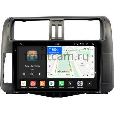 Toyota Land Cruiser Prado 150 2009-2013 (для авто с усилителем) Canbox PRO-Line 2K 4250-9005 на Android 13 (4G-SIM, 6/128, DSP, QLed)