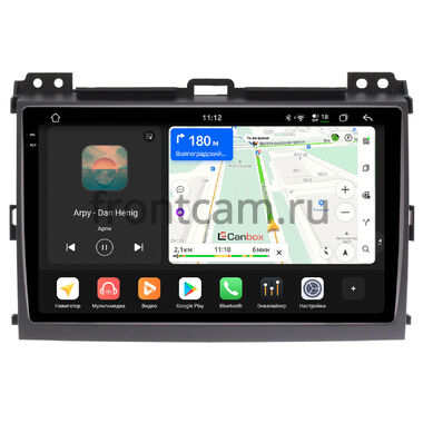 Toyota Land Cruiser Prado 120 2002-2009 (авто без усилителя) Canbox PRO-Line 2K 4250-9063 на Android 13 (4G-SIM, 6/128, DSP, QLed)