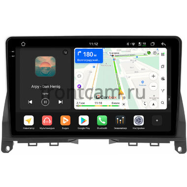 Mercedes-Benz C-klasse (w204) 2006-2011 (черная) Canbox PRO-Line 2K 4254-9-702 на Android 13 (4G-SIM, 12/256, DSP, QLed)
