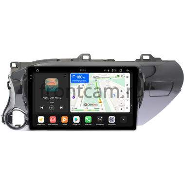 Toyota Hilux 8 (2015-2024) (руль слева) Canbox PRO-Line 2K 4255-1071 на Android 13 (4G-SIM, 12/256, DSP, QLed) (для авто без магнитолы)