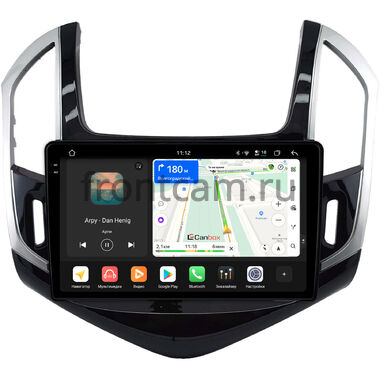 Chevrolet Cruze 2012-2016 (черно-серая, глянцевая) Canbox PRO-Line 2K 4256-9-0664 на Android 13 (4G-SIM, 4/64, DSP, QLed)