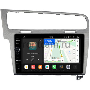 Volkswagen Golf 7 2012-2020 (серая) Canbox H-Line 8853-10-048 на Android 14 (4G-SIM, 4/64, DSP, QLed)