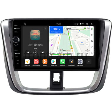 Toyota Vios 3 2013-2026, Yaris 3 (XP150) 2017-2022 Canbox PRO-Line 7873-10-0697 на Android 13 (4G-SIM, 12/256, DSP, QLed)