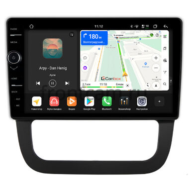 Volkswagen Jetta 5 2005-2011 (с климат-контролем) Canbox H-Line 8854-10-1681 на Android 14 (4G-SIM, 6/128, DSP, QLed)