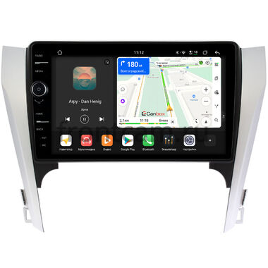 Toyota Camry XV50 2011-2014 Canbox H-Line 8854-10-169 на Android 14 (4G-SIM, 6/128, DSP, QLed) (для авто без камеры)