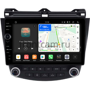 Honda Accord 7 2002-2008 (Тип 2) Canbox H-Line 8854-10-2150 на Android 14 (4G-SIM, 6/128, DSP, QLed)