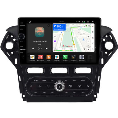 Ford Mondeo 4 2006-2010 (черная, Тип 2) Canbox PRO-Line 7873-10-2185 встроенный климат на Android 13 (4G-SIM, 12/256, DSP, QLed)