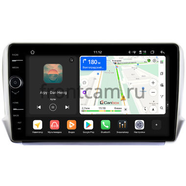 Peugeot 208, 2008 2013-2019 Canbox H-Line 8854-10-732 на Android 14 (4G-SIM, 6/128, DSP, QLed)