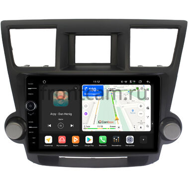 Toyota Highlander (U40) 2007-2013 (тип 2) Canbox PRO-Line 7872-1087 на Android 13 (4G-SIM, 8/256, DSP, QLed)