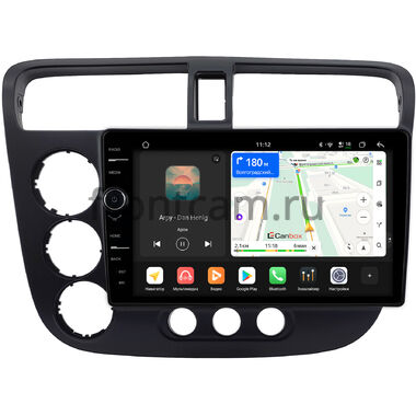Honda Civic 7 2000-2006 (с климат-контролем, левый руль) Canbox H-Line 8843-9-0174 Android 14 (4G-SIM, 4/64, DSP, QLed)