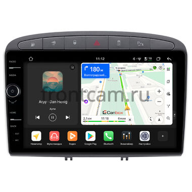 Peugeot 308, 408, RCZ 2007-2022 Canbox H-Line 8844-9-0408 Android 14 (4G-SIM, 6/128, DSP, QLed) (серая) (Тип 2)
