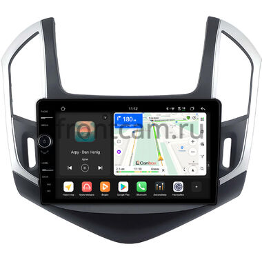 Chevrolet Cruze 2012-2016 (черно-серая, матовая) Canbox H-Line 8845-9-0663 на Android 14 (4G-SIM, 8/128, DSP, QLed)