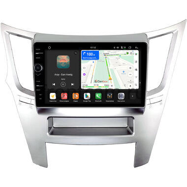 Subaru Legacy 5, Outback 4 2009-2014 (серебро, левый руль) Canbox PRO-Line 7876-9-0870 на Android 13 (4G-SIM, 12/256, DSP, QLed)