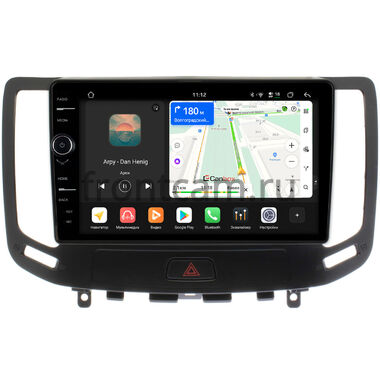 Infiniti G25, G35, G37 2006-2013 (Тип B, для авто с кнопкой TEL, can HW, с сохранением оригинала) Canbox H-Line 8843-9-1141 на Android 14 (4G-SIM, 4/64, DSP, QLed)