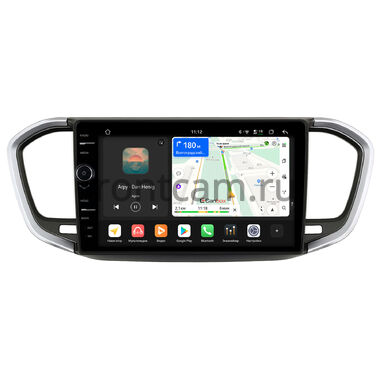 Lada Vesta (NG) 2022-2026, Aura 2024-2026 (вставка серебро) Canbox PRO-Line 7875-9-1290 на Android 13 (4G-SIM, 8/256, DSP, QLed)