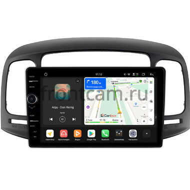 Hyundai Verna 2005-2010 (черная) Canbox PRO-Line 7875-9-1411 Android 13 (4G-SIM, 8/256, DSP, QLed)