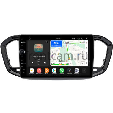 Lada Vesta (NG) 2022-2026, Aura 2024-2026 (черный глянец) Canbox PRO-Line 7874-9-1924 на Android 13 (4G-SIM, 6/128, DSP, QLed)