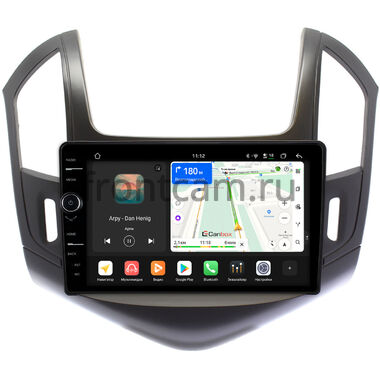 Chevrolet Cruze 2012-2016 (черная, матовая) Canbox PRO-Line 7876-9-240 на Android 13 (4G-SIM, 12/256, DSP, QLed)