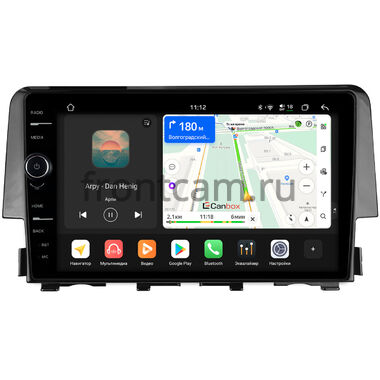 Honda Civic 10 2015-2021 Canbox PRO-Line 7875-9-650 на Android 13 (4G-SIM, 8/256, DSP, QLed)
