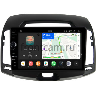 Hyundai Elantra 4 (HD) 2006-2011 (черная) Canbox PRO-Line 7876-9-680 Android 13 (4G-SIM, 12/256, DSP, QLed)