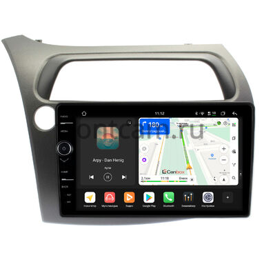 Honda Civic 8 5D 2005-2012 (левый руль, хэтчбэк) Canbox PRO-Line 7875-9-HO107N на Android 13 (4G-SIM, 8/256, DSP, QLed)