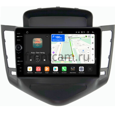 Chevrolet Cruze 2008-2012 (черная) Canbox H-Line 8844-9010 на Android 14 (4G-SIM, 6/128, DSP, QLed)