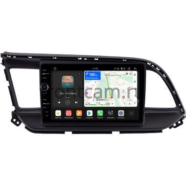 Hyundai Elantra 6 (AD) 2018-2020 (черная) Canbox H-Line 8843-9207 на Android 14 (4G-SIM, 4/64, DSP, QLed)